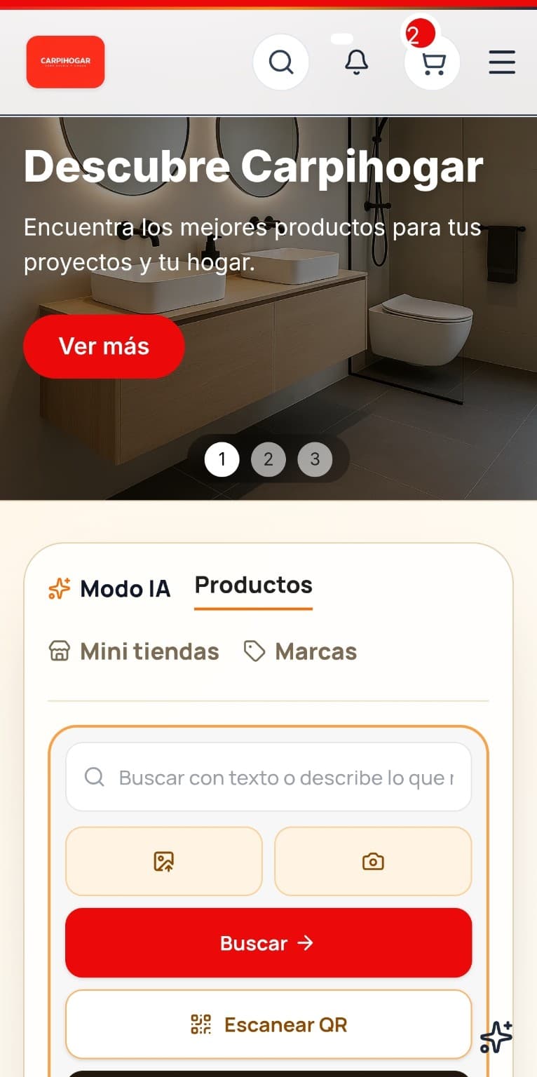 Tienda móvil real de Carpihogar