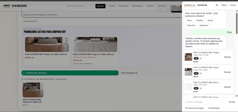 Asistente IA Comercial