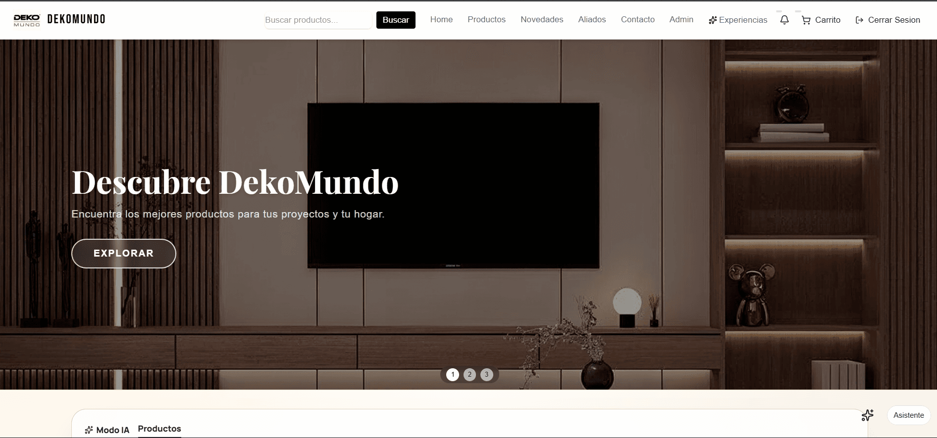Tienda DekoMundo — powered by LUNA