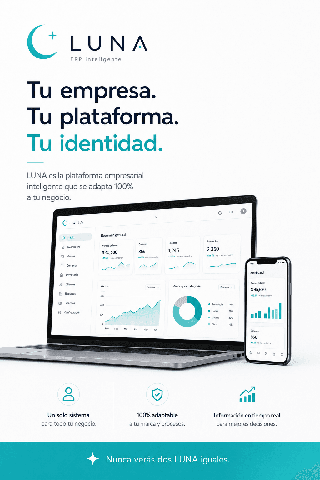 LUNA ERP AI — Tu empresa, tu plataforma